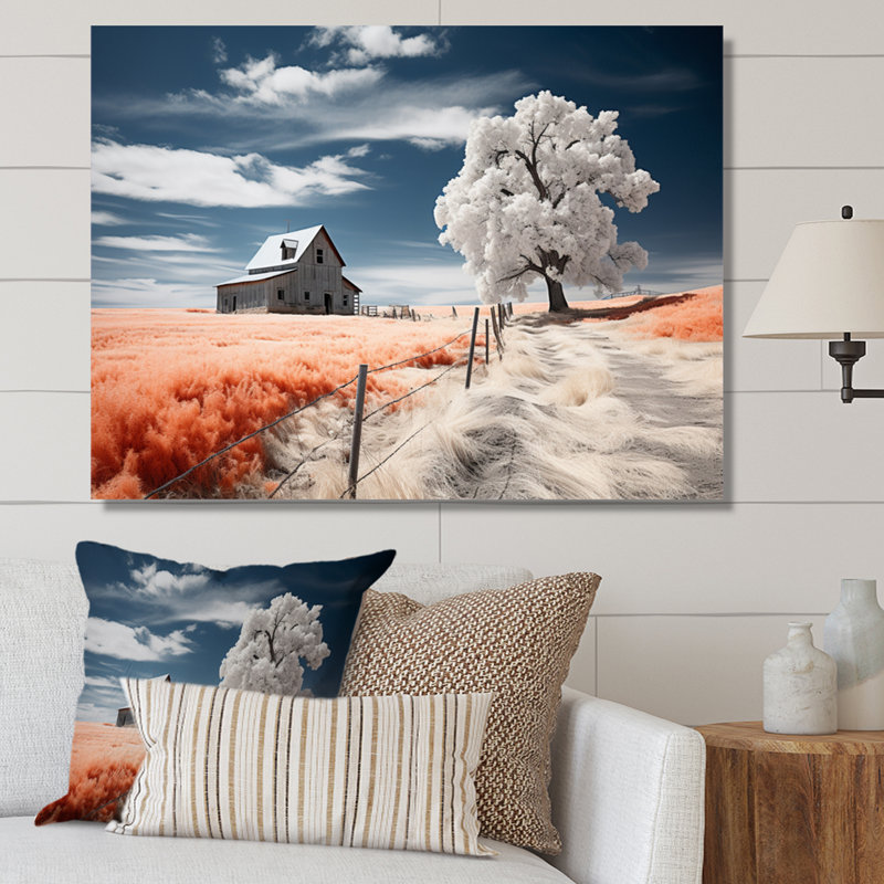 Barn Barn Reverie I - impressions murales de ferme, H 34 po x l 44 po x P 1,5 po, Toile tendue