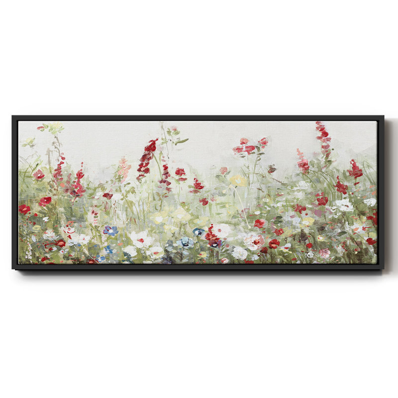 Sweet Spring Meadow - toile encadrée, H 20 po x l 50 po