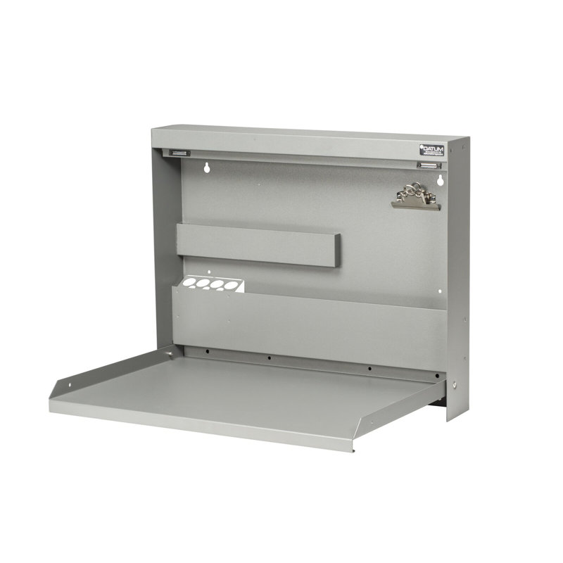 Steel Floating Desk, Light Gray