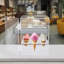 Porte-crème glacée, vitrine en acrylique transparent, porte-crème glacée 9 trous