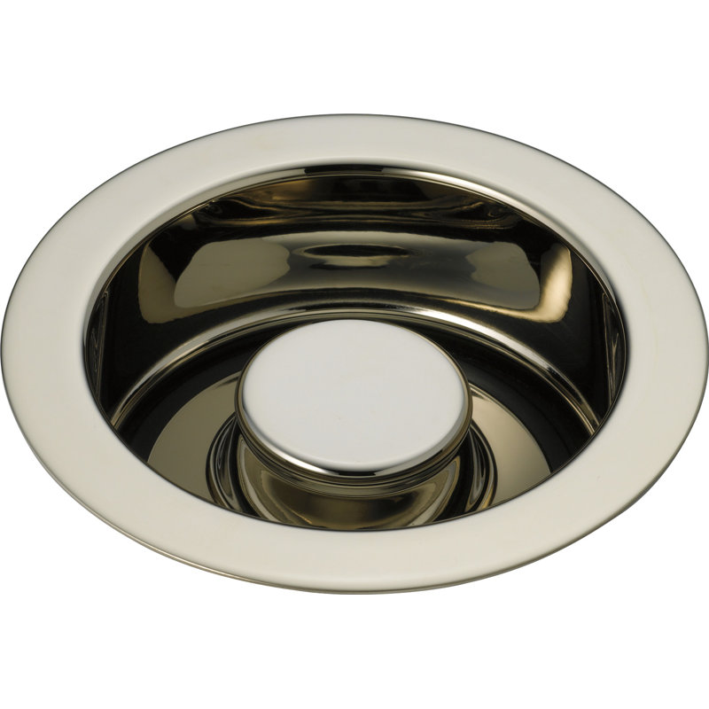 Rook® Disposal Stopper and Flange, Brilliance Polished Nickel