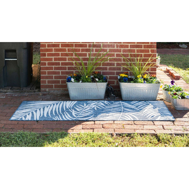 Tapis d'extérieur Kona couleur arctique, Tapis de couloir 2 pi x 6 pi