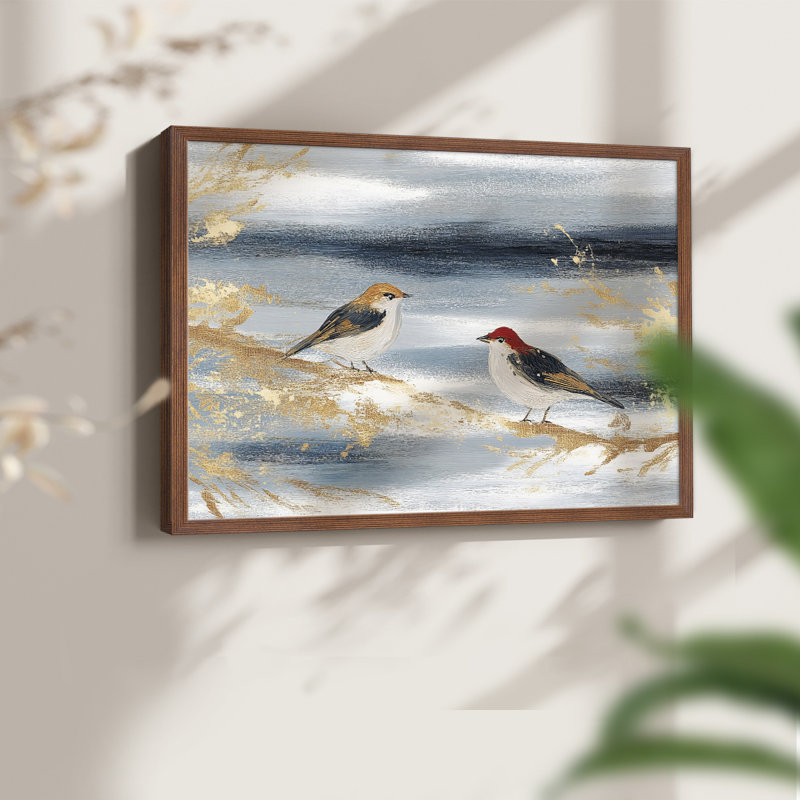 Chirstmas Art-CCLXVI -Framed Print - Restickable, Walnut, 22" H x 28" W