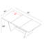 Établi 81 po avec base en V pour garage et remise de jardin