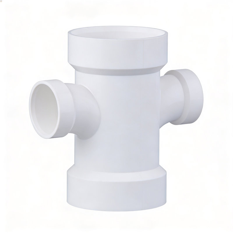 2 po x 2 po x 1-1 / 2 po x 1-1 / 2 po en PVC blanc avec double drain en PVC et moyeu réducteur d'évacuation en PVC, raccord d'évacuation et d'évacuation, (paquet de 25)