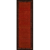Desert Gabbeh Hand Knotted Wool Polka Dots Area Rug