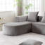 Canapé modulaire modulaire avec méridienne en L, canapé-lit modulaire Cloud avec assise profonde, canapés à compression en éponge sans assemblage requis-118352222