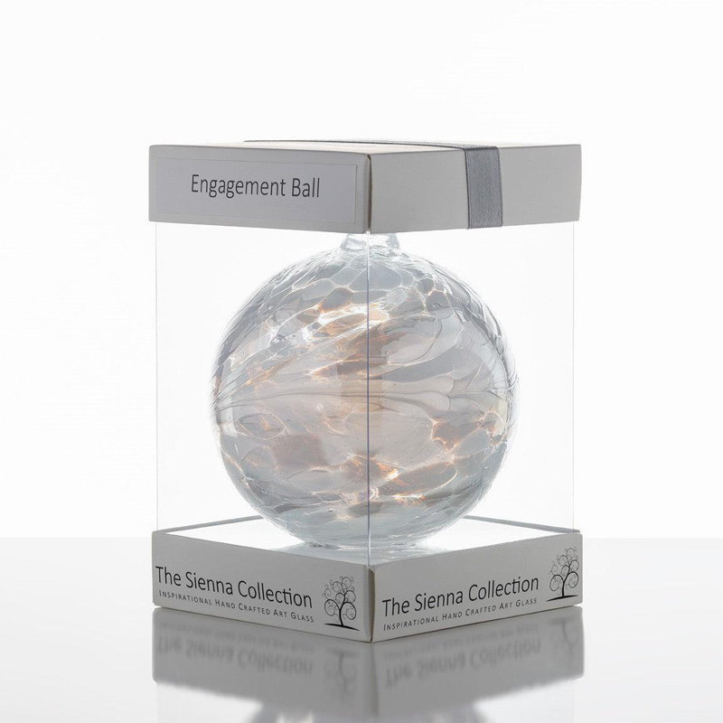 Engagement Gift Friendship Ball - Pastel White