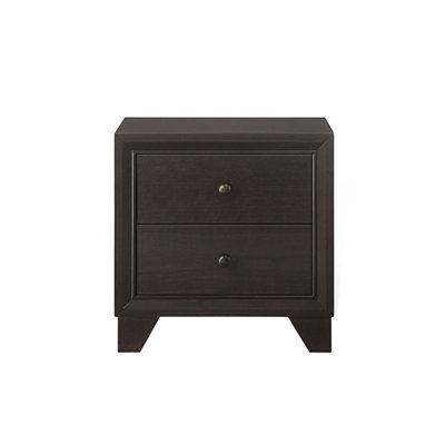 Nightstand With 2 Drawers, End Table, Bed Side Table