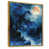 Toile avec cadre flottant or