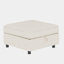Canapé modulaire beige moderne avec rangement, canapé en tissu chenille pour la maison