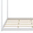 Canopy Platform Bed with Support Legs-1881279104-1926709450