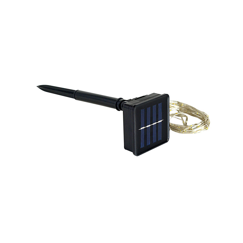 Chaîne d’éclairage solaire à del d’intérieur 100 ampoules 33 Irvine