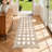 Checkered Easy Jute Runner Rug 2X6-46915303