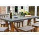Nicole 70'' Rectangular 6 - Person Outdoor Dining Set with Sunbrella Cushions