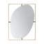 Miroir coquelicot 30x1x40 "avec cadre en métal doré