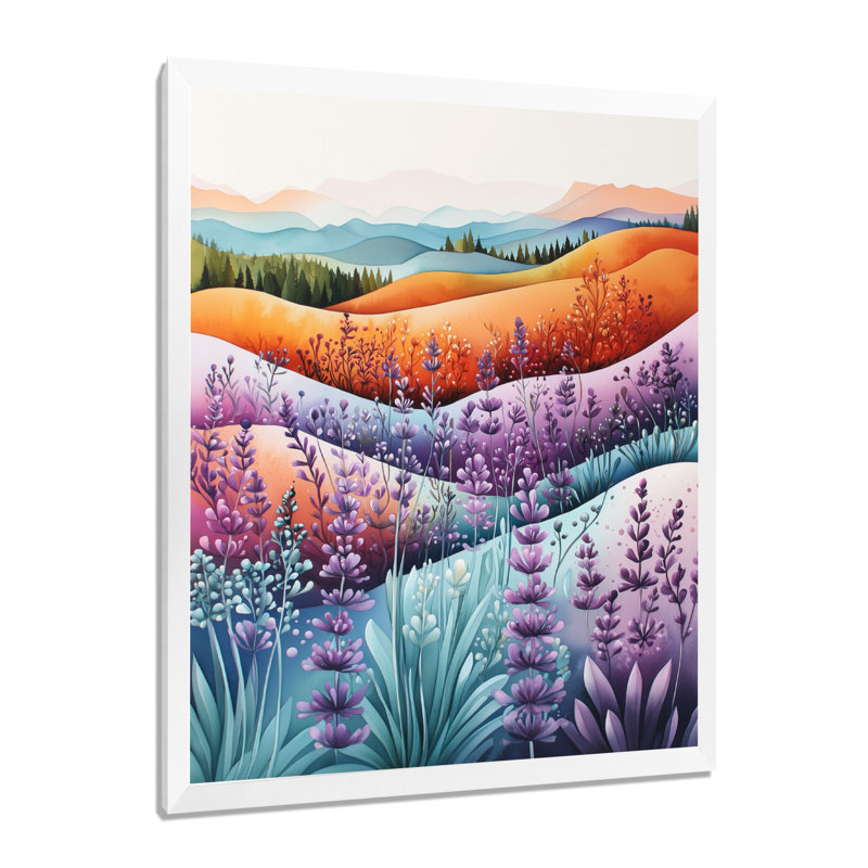 Jacolby - impressions murales florales, Blanc, H 20 po x l 12 po, Picture Framed