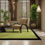 Antique style fabric casual single sofa-106644924