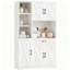 Armoire de salle de bain autoportante avec tiroir central Nechemya-534336401