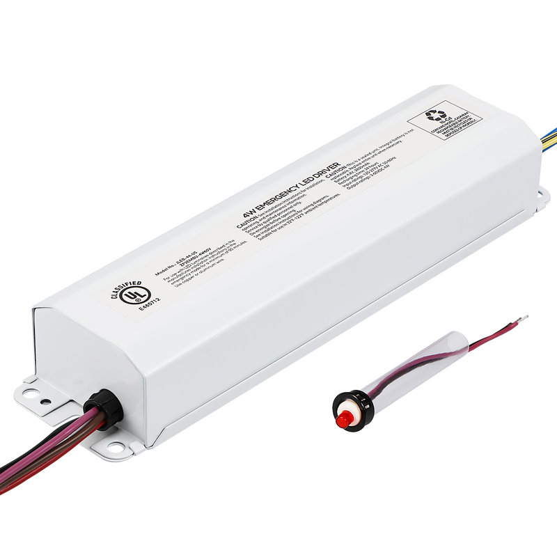 Batterie de secours homologuée UL 4W, 120V-277Vac à 3-60Vdc
