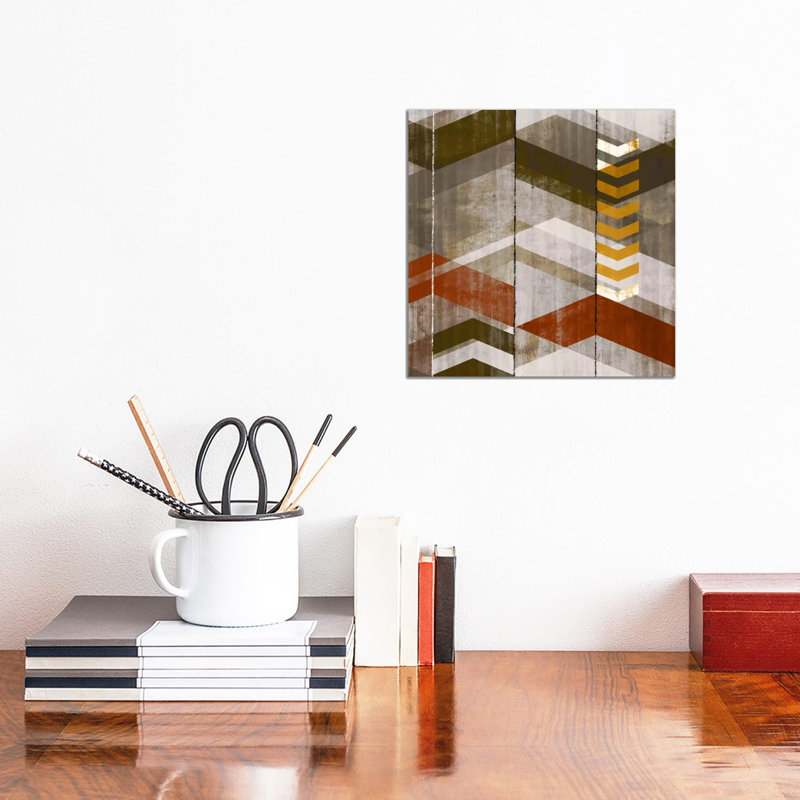 Chevron Serenade III by Edward Selkirk - Wrapped Canvas Gallery-Wrapped Canvas Giclée, 30.48 cm H x 30.48 cm W