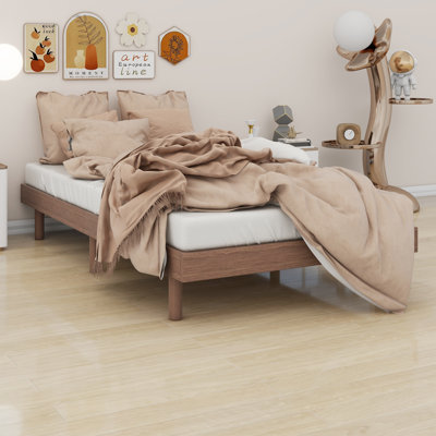 Modern Design Floating Platform Bed Frame