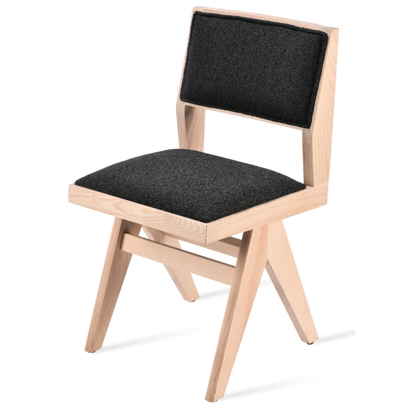 Chaise d'appoint Pierre J, Gris foncé