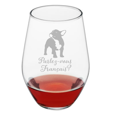 ? verre à vin sans pied 19 oz. Parlez-vous Francais