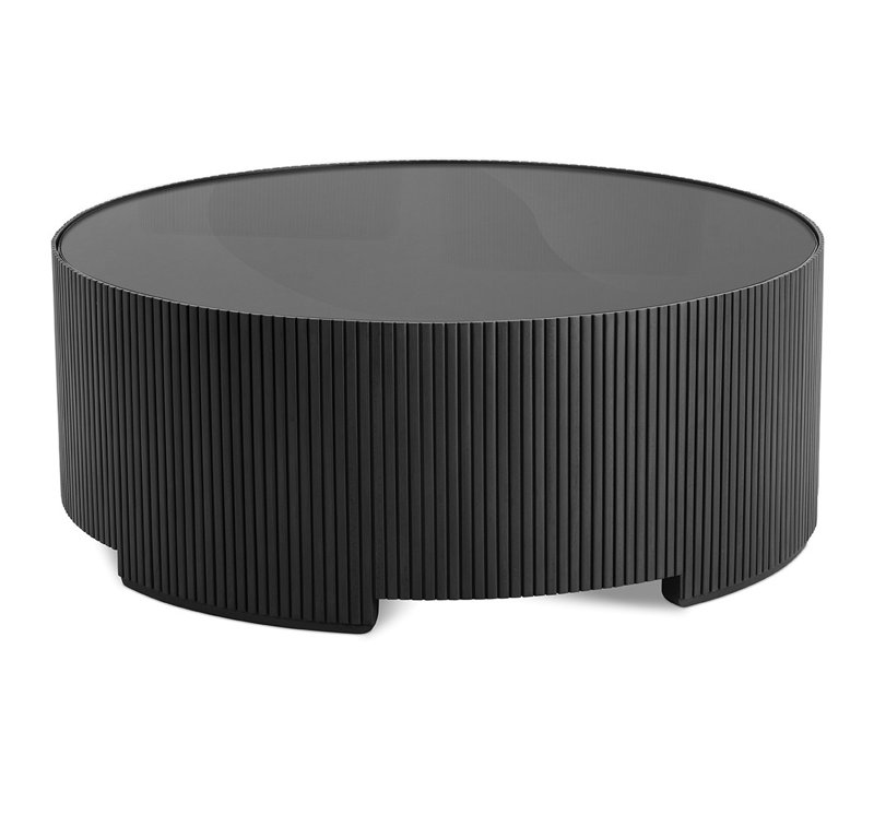 Kindred Round Cocktail Table, Black