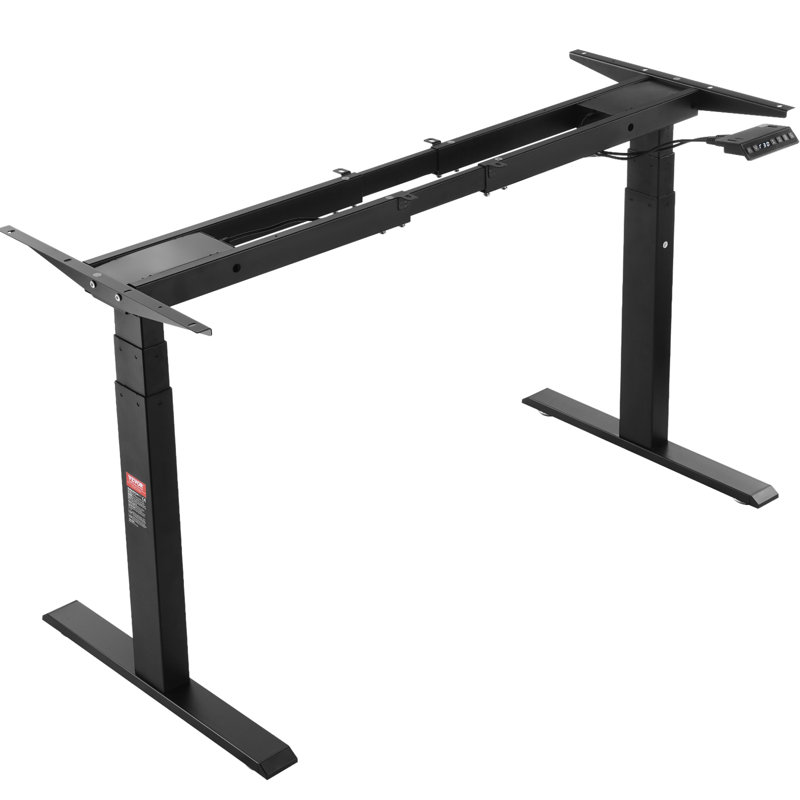 Cadre de bureau debout double moteur VEVOR, H 26 po x l 43 po x P 22 po