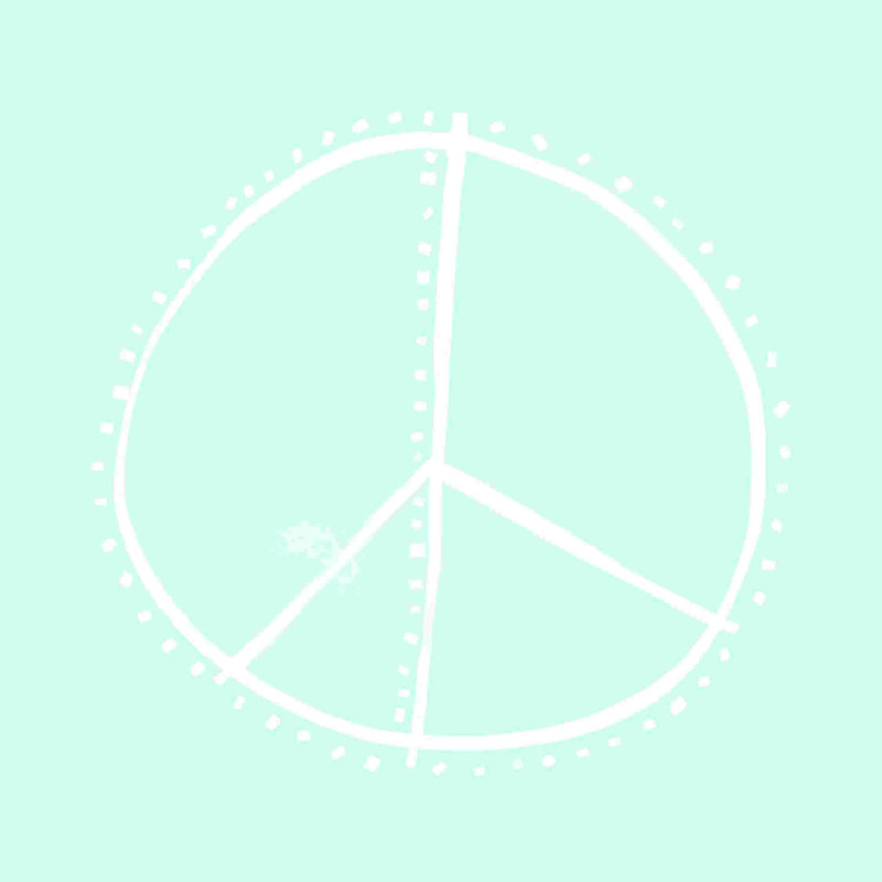 «Peace Sign 2», impression sur toile tendue, H 36 po x l 36 po