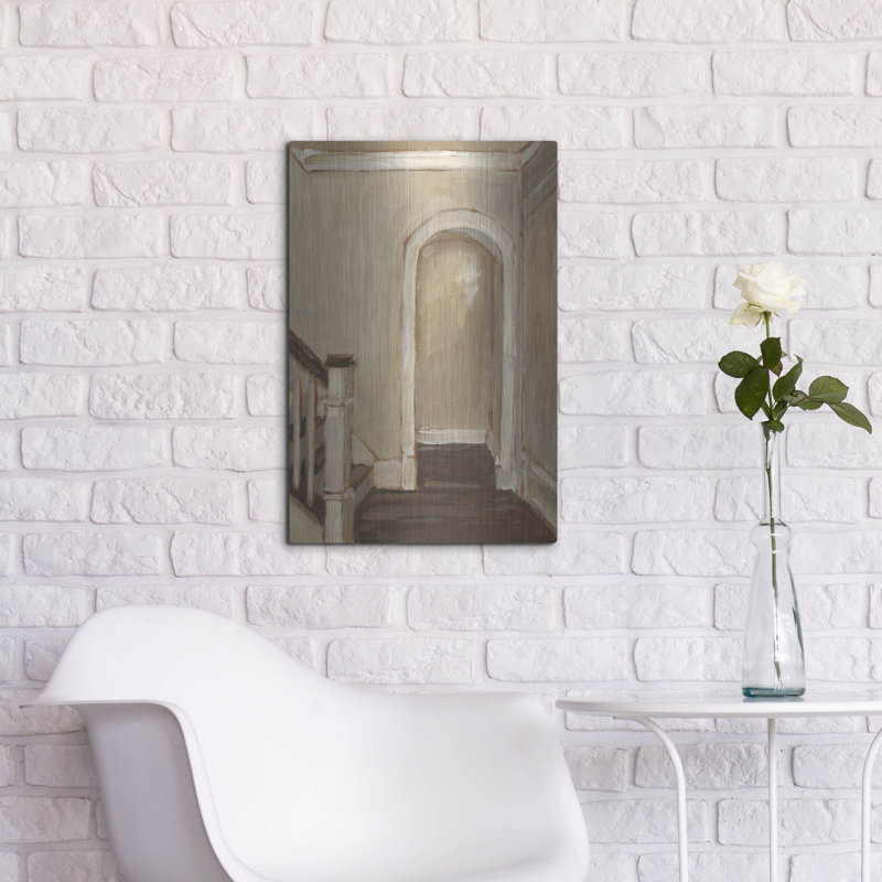 «Interior Door Study 1» par Ethan Harper, art mural en métal, 16 po x 24 po, H 24 po x l 16 po