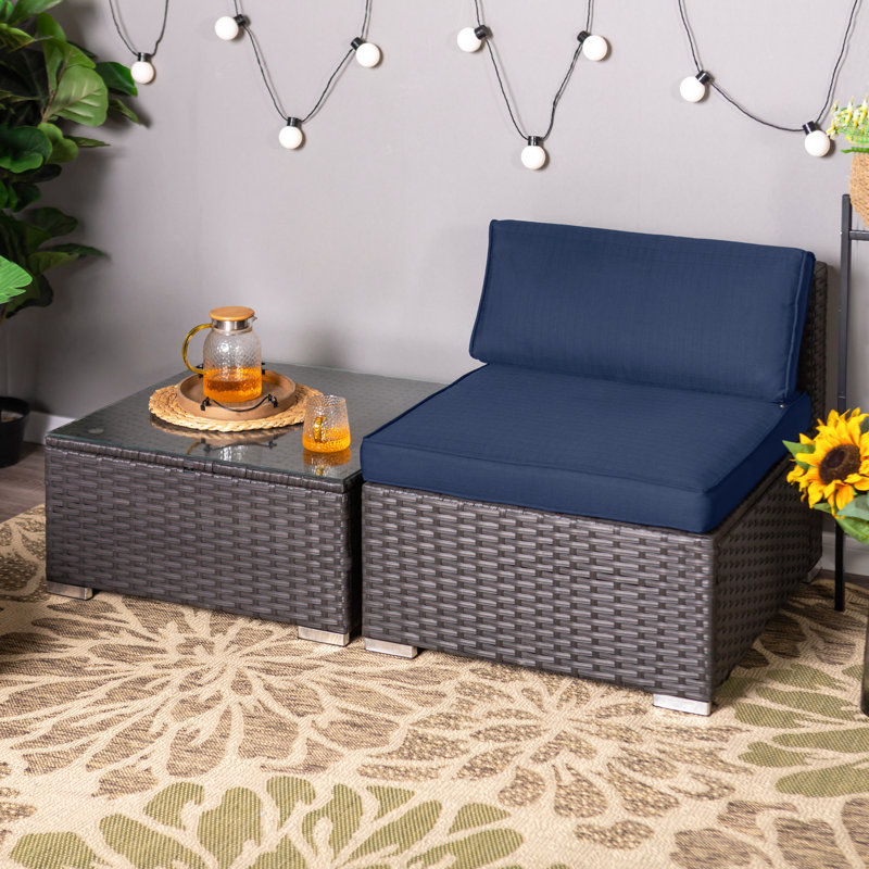 Canapé modulaire avec coussins Mcgahan