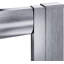 Cabine de douche carrée avec base l 33-34 "x H 72" avec base