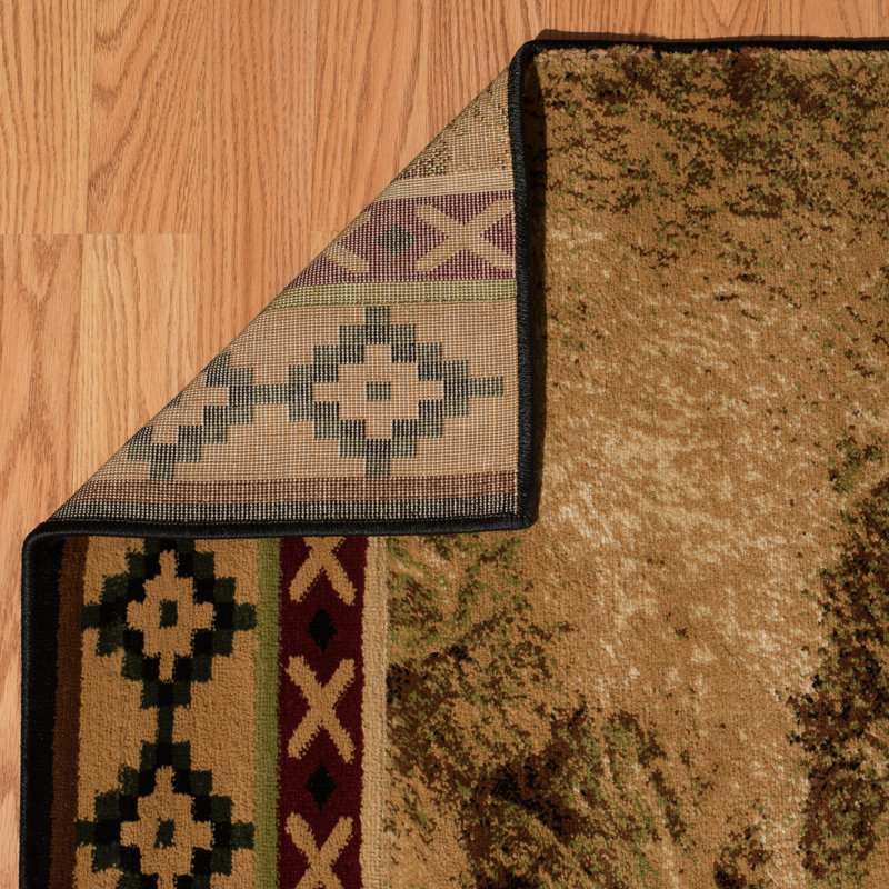 Tapis brun Zanowitz, Rectangle 5 pi 3 po x 7 pi 6 po