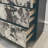 Beech Wood Storage Cabinet with Three Drawers