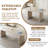 59"-90.5" Extendable Dining Table with Dual-Pillar Design