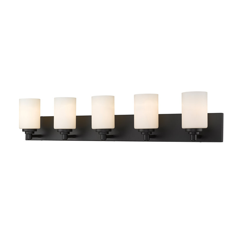 Beckmann 5 - Light Dimmable Vanity Light, Matte Black