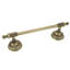 HAMPTON CRYSTALIZED 18" TOWEL BAR; DECORATED WITH LT SMOKED TOPAZ & LT COLORADO TOPAZ SWAROVSKI CRYSTALS; MUSEUM GOLD FINISH-1134795722-1134795720
