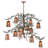 Kitts 12 - Light Dimmable Tiered Chandelier