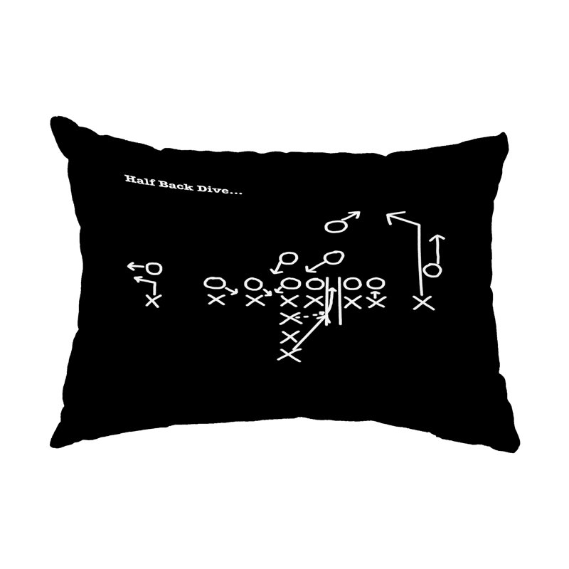 Outdoor Reversible Throw Pillow, Black