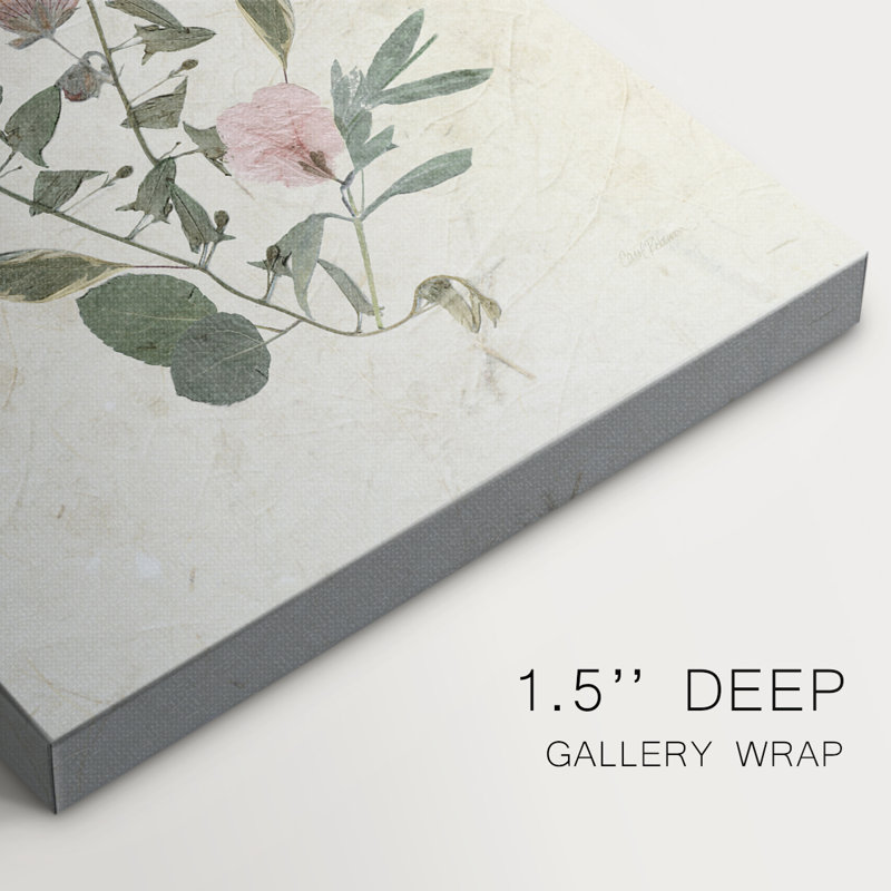 Pressed Arrangement I -Gallery Wrapped Cavas, 60" H x 40" W