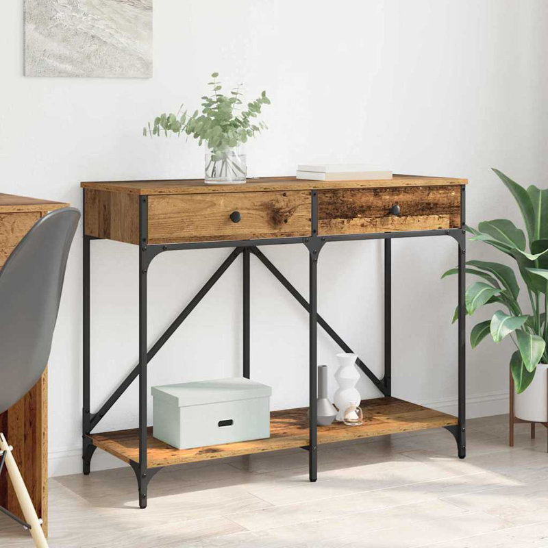 100cm Console Table, Old Wood