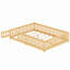 Lit sur pied avec garde-corps et porte pour enfants-269898249-269898253