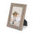 Ruthilde Light Gray Wood Picture Frame - Set of 4 with Mat