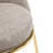 Celano Indoor Metal Upholstered Barstool, Gold-Plated Frame And Mix Beige Upholstery, Set Of 2-1260164106