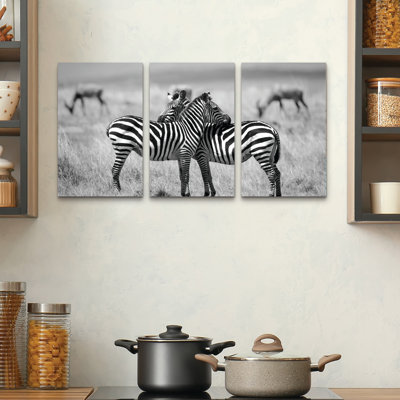 3 Panel Wall Art Set - Roshkumar 'We Are One' Canvas Wall Art for Living Room, Bedroom, or Office Decor by 