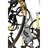 Serratina 32 - Light Steel Dimmable Chandelier