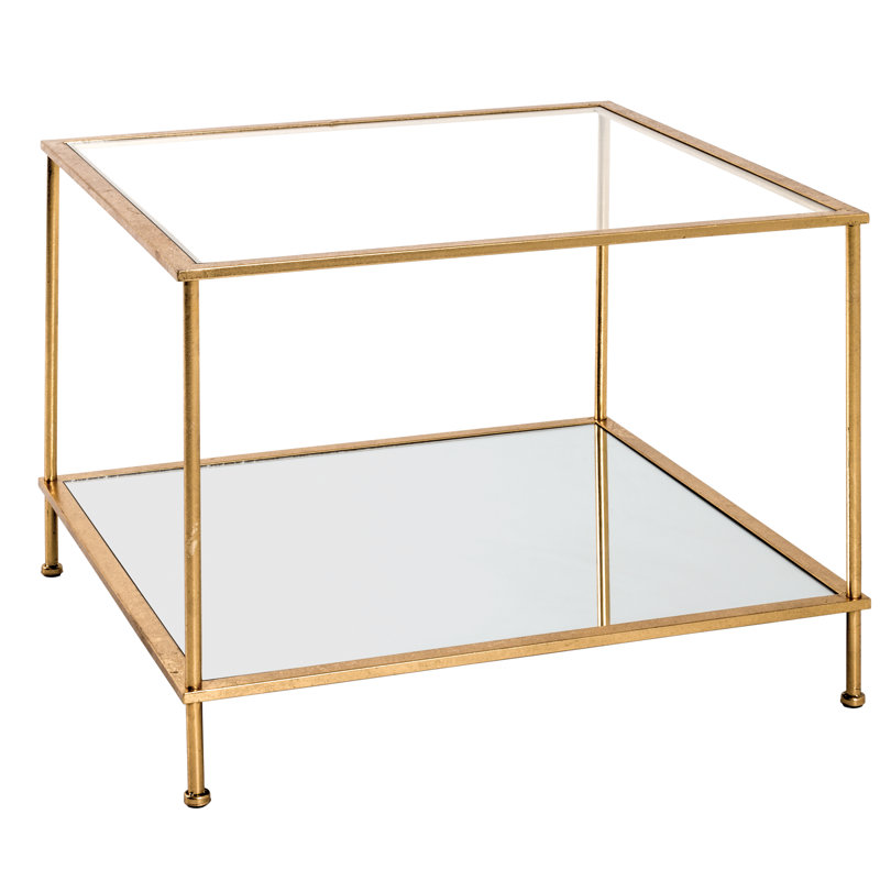 Loftus Glass Top End Table