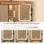 Coiffeuse avec miroir lumineux à DEL, prise de courant, support pour sèche-cheveux et tabouret - coiffeuse compacte pour petites chambres à coucher (bois)